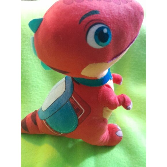 Dino Ranch Blutz The Red Rancher 7" Plush Nice Preowned Condition - Picture 4 of 9